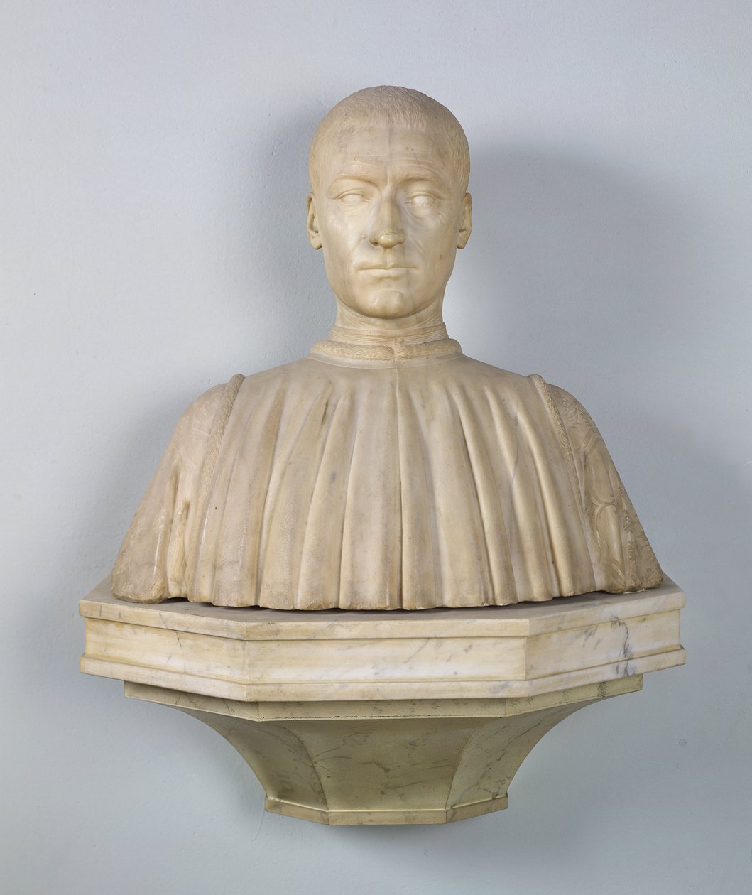 Buste af Filippo Strozzi (1428-91) 1475 (marmor) af Benedetto da Maiano