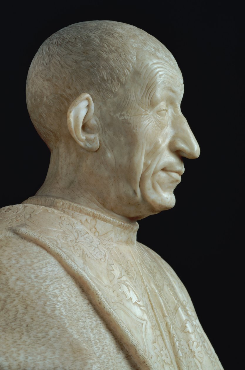 Buste af Pietro Mellini, 1474 (marmor) af Benedetto da Maiano