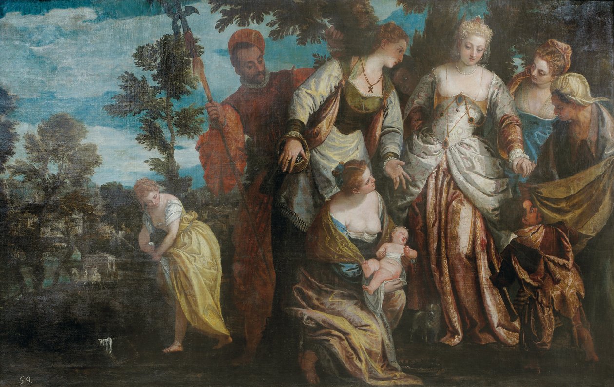 Fundet af Moses af Benedetto Caliari