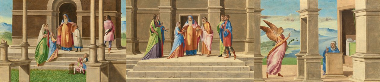 Jomfruens præsentation og ægteskab og bebudelsen af Benedetto Diana