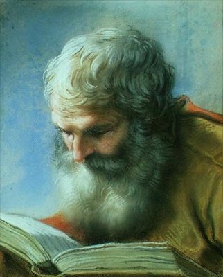Hoved af en apostel af Benedetto Luti