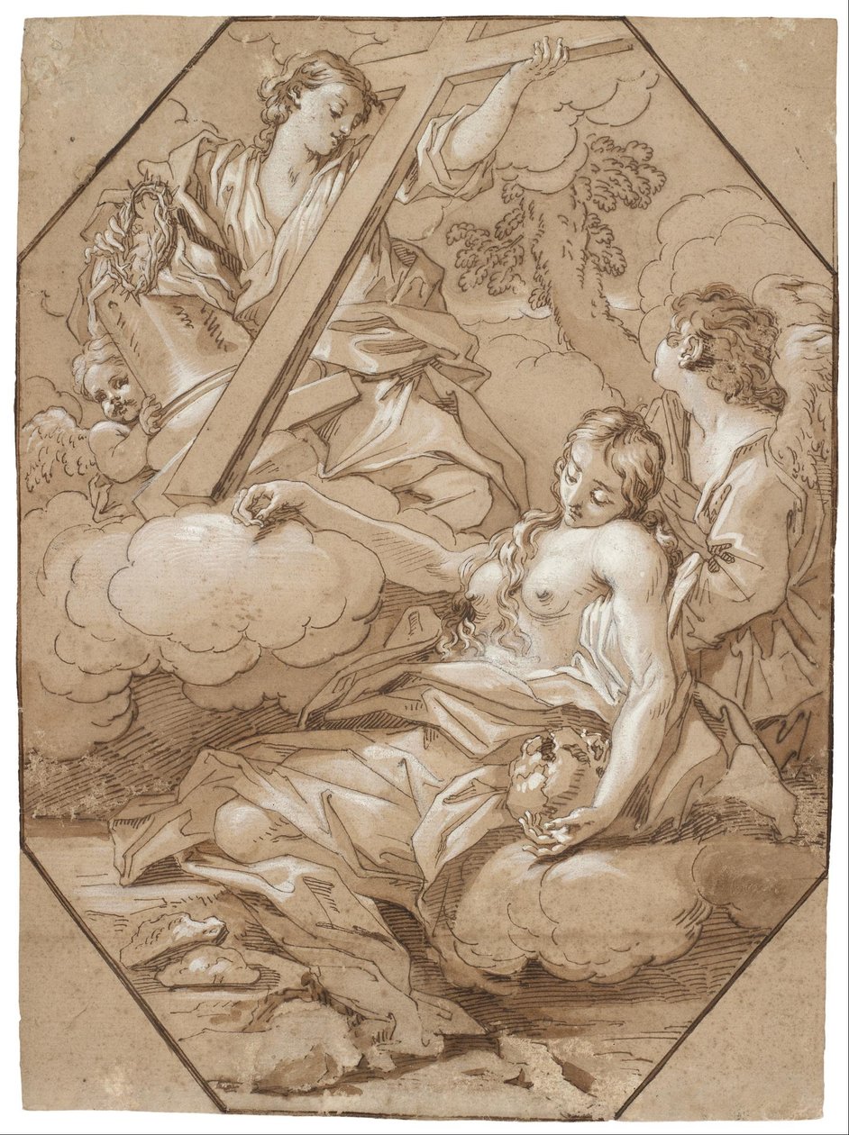 Maria Magdalenas ekstase af Benedetto Luti