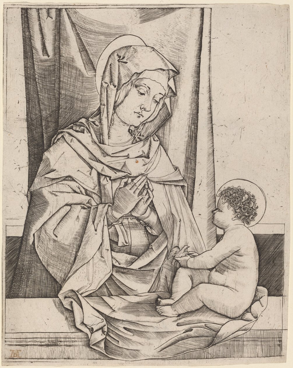 Jomfruen og Barnet af Benedetto Montagna