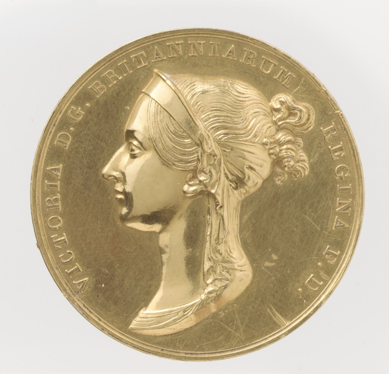 Dronning Victoria kroningsmedalje af Benedetto Pistrucci
