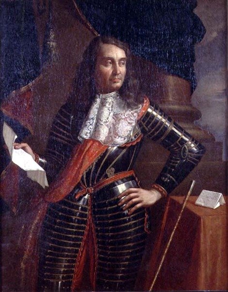 Portræt af grev Alfonso di Novellara, 1666 (par af 78358) af Benedetto and Cesare 1637 88 Gennari