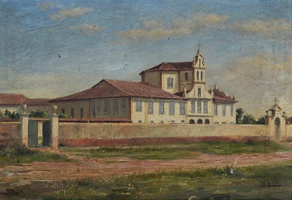  Recolhimento de Nossa Senhora da Luz i Sao Paulo - 1860n af Benedito Calixto
