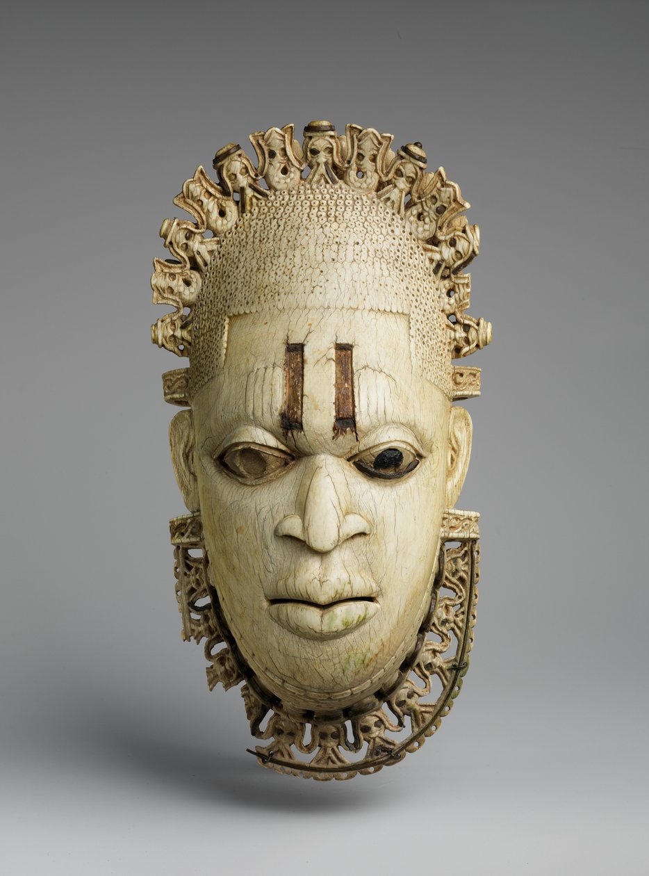Iyoba (dronningemor) vedhængsmaske af Benin Benin