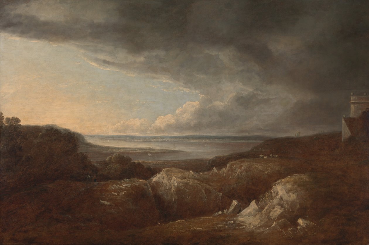 Udsigt over floden Severn nær Kings Weston, sæde for Lord de Clifford af Benjamin Barker