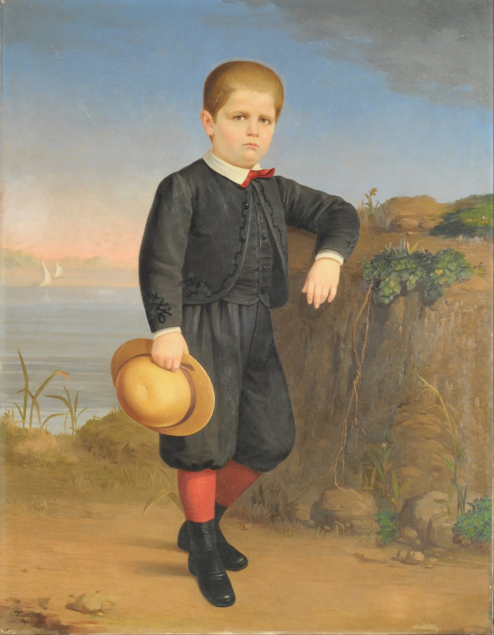 Portræt af Eduardo Lahitte Uribelarrea af Franklin Rawson