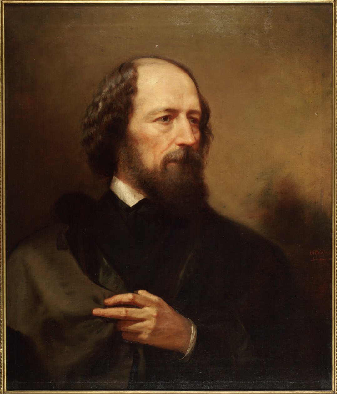 Alfred, Lord Tennyson af Benjamin Franklin Reinhart