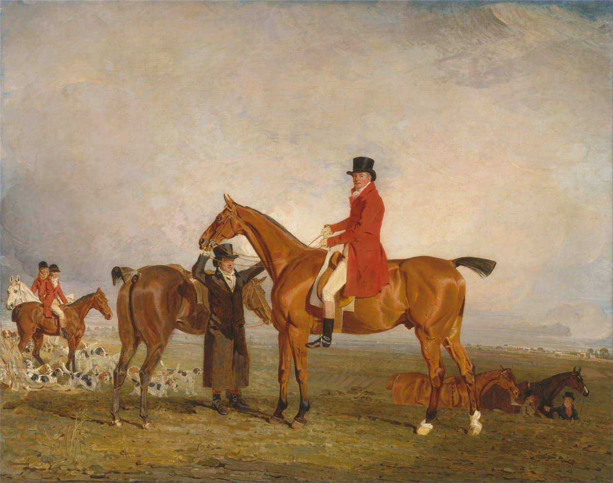 George, Marquess of Huntly (senere 5. hertug af Gordon), på Tiny af Benjamin Marshall