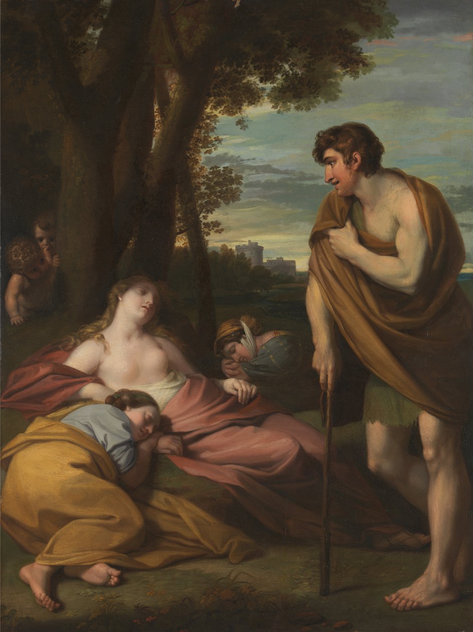 Cymon og Iphigenia af Benjamin West