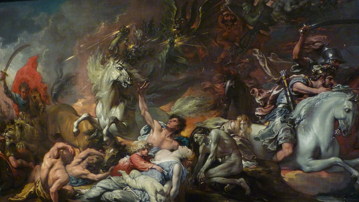 Død på en bleg hest af Benjamin West
