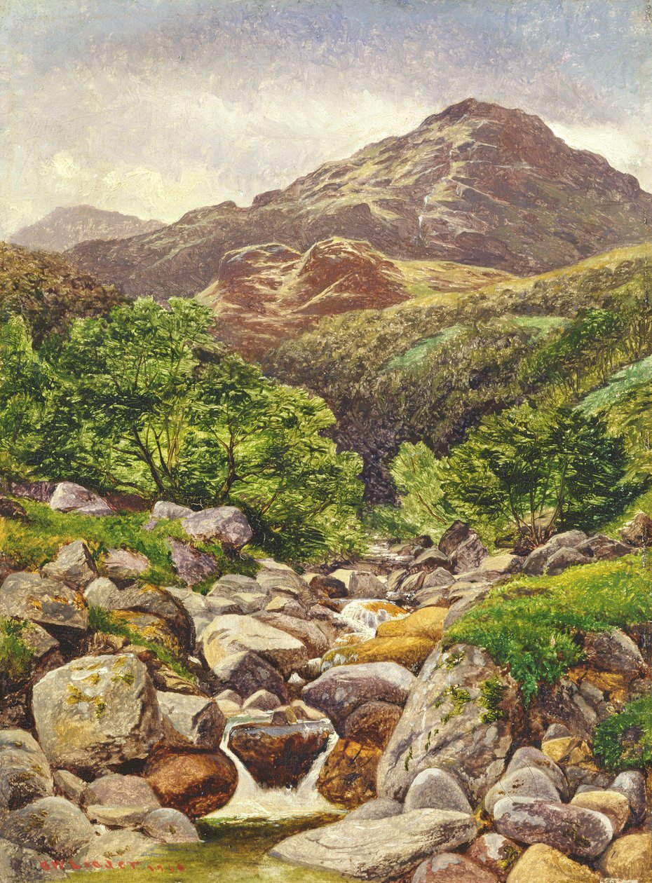Ben Vorlich, 1858 af Benjamin Williams Leader