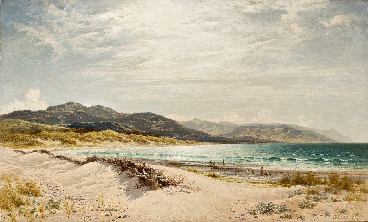 Kysten i Cambria, 1889 af Benjamin Williams Leader