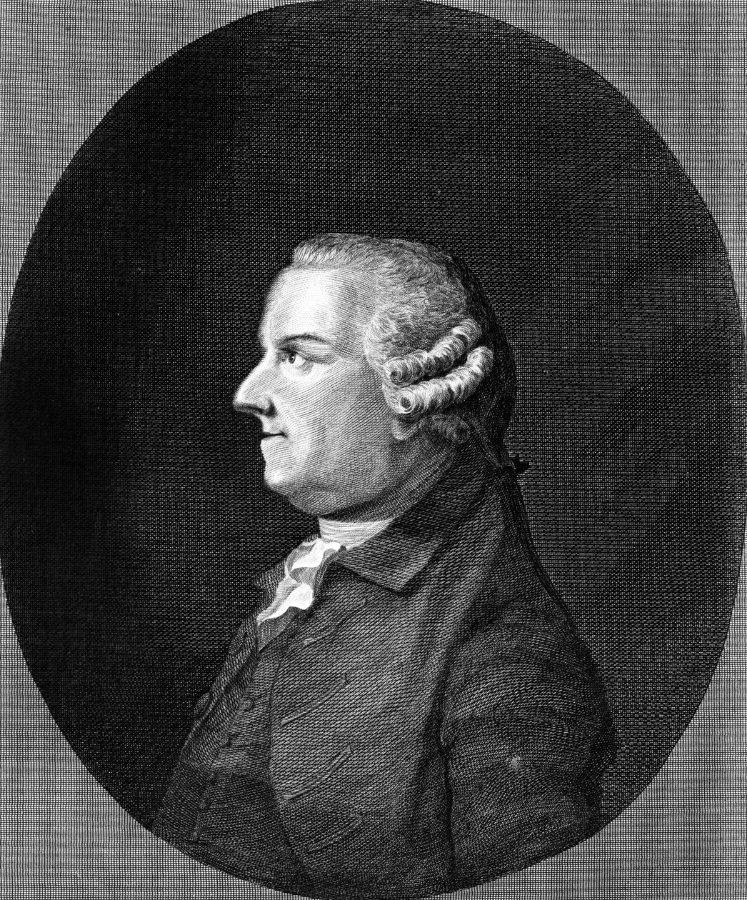 Thomas Gray, tryk udført af R. Pollard, ca. 1800 af Benjamin Wilson