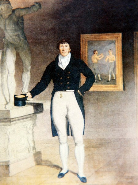 John Jackson (farve litho) af Benjamin (after) Marshall