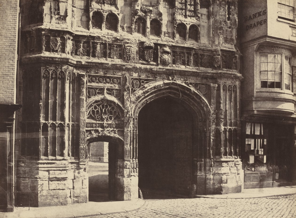 Christchurch Gateway, Canterbury af Benjamin Brecknell Turner