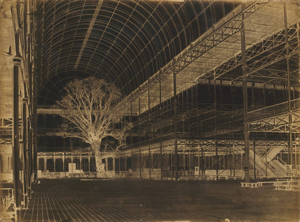 Crystal Palace, Hyde Park, Transept, 1852. af Benjamin Brecknell Turner