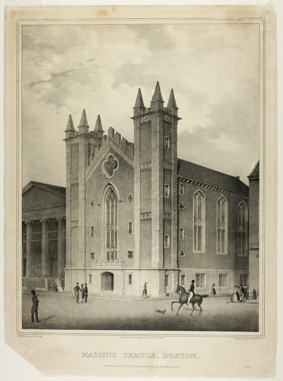 Frimurertemplet, Boston af Benjamin F. Nutting