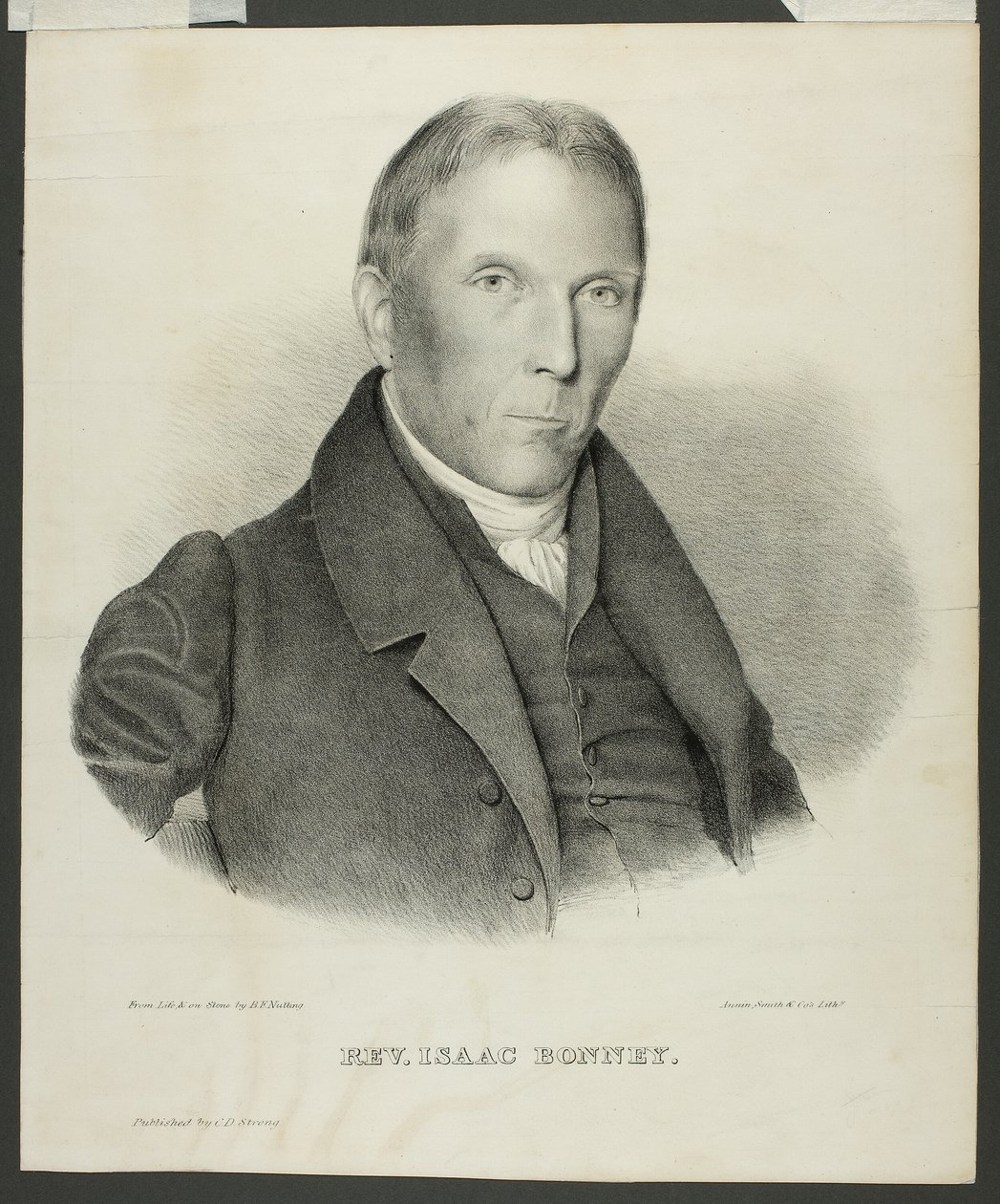 Pastor Isaac Bonney af Benjamin F. Nutting