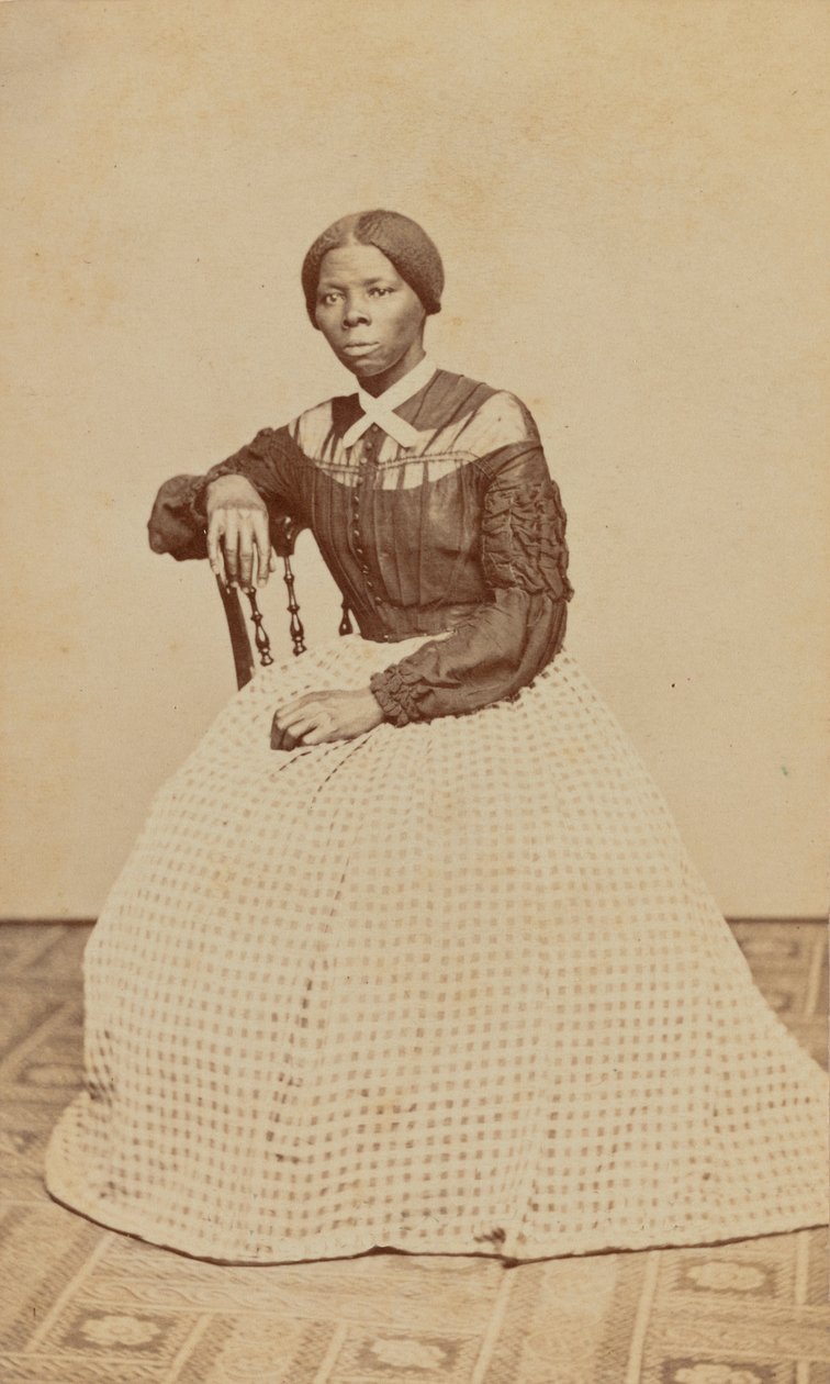 Carte-de-visit portræt af Harriet Tubman, 1868-1869. af Benjamin F. Powelson