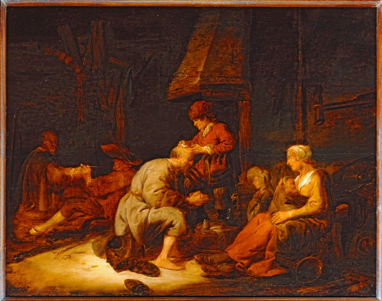 Betjening af forstørrelsesglasset. 1630 ... af Benjamin Gerritsz. Cuyp