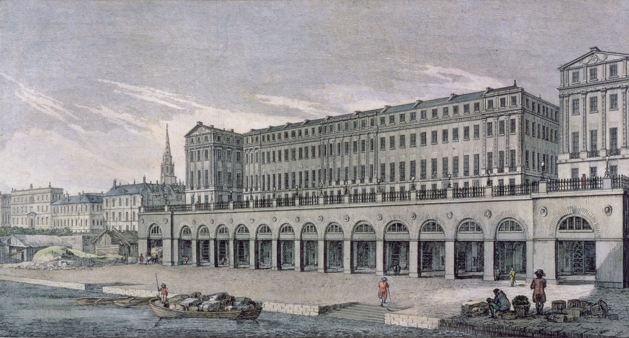 Bygningerne kaldet Adelphi, London, 1771 af Benjamin Green