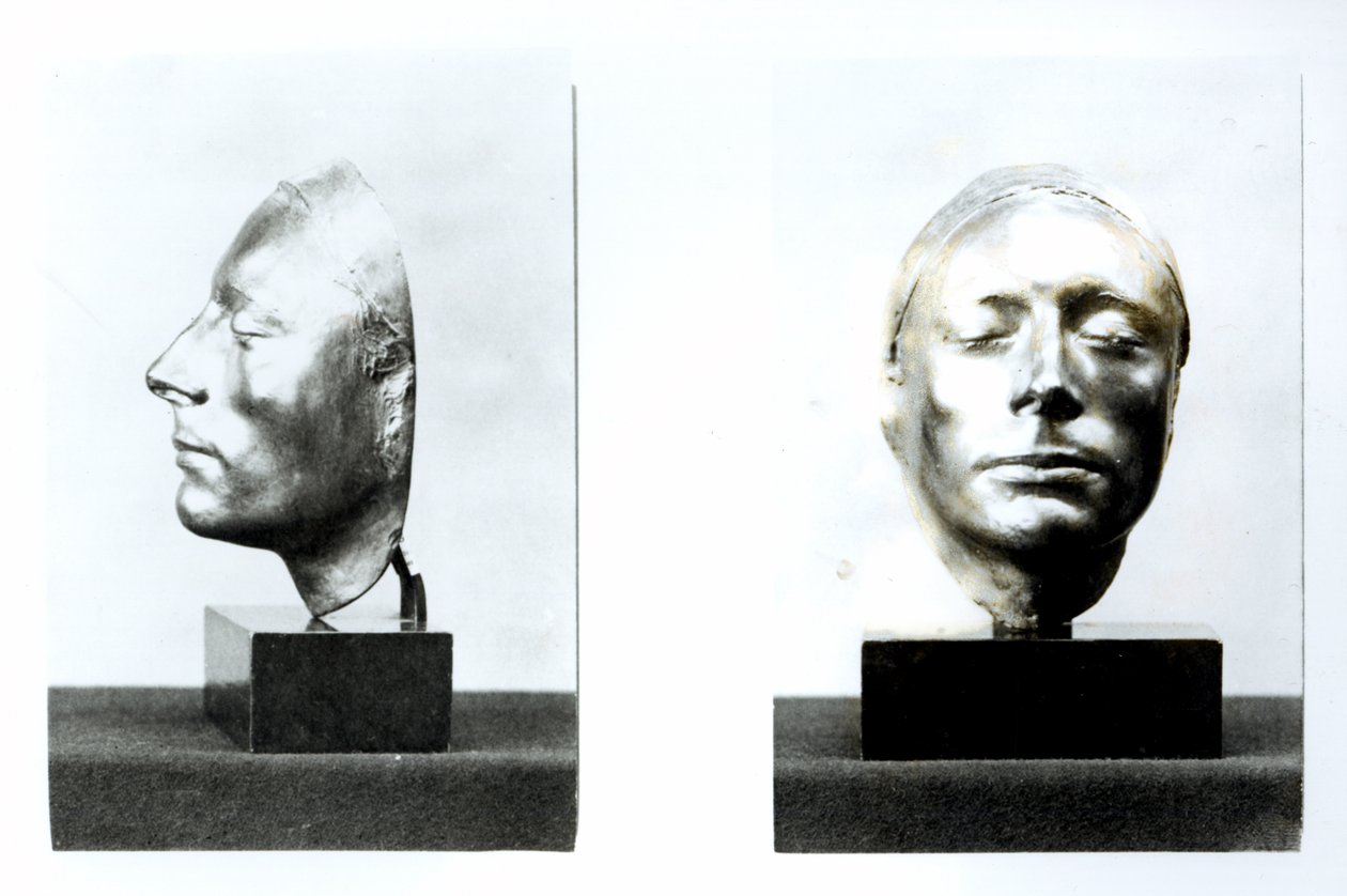 Livsmaske af John Keats (1795-1821) (elektrotype) af Benjamin Haydon