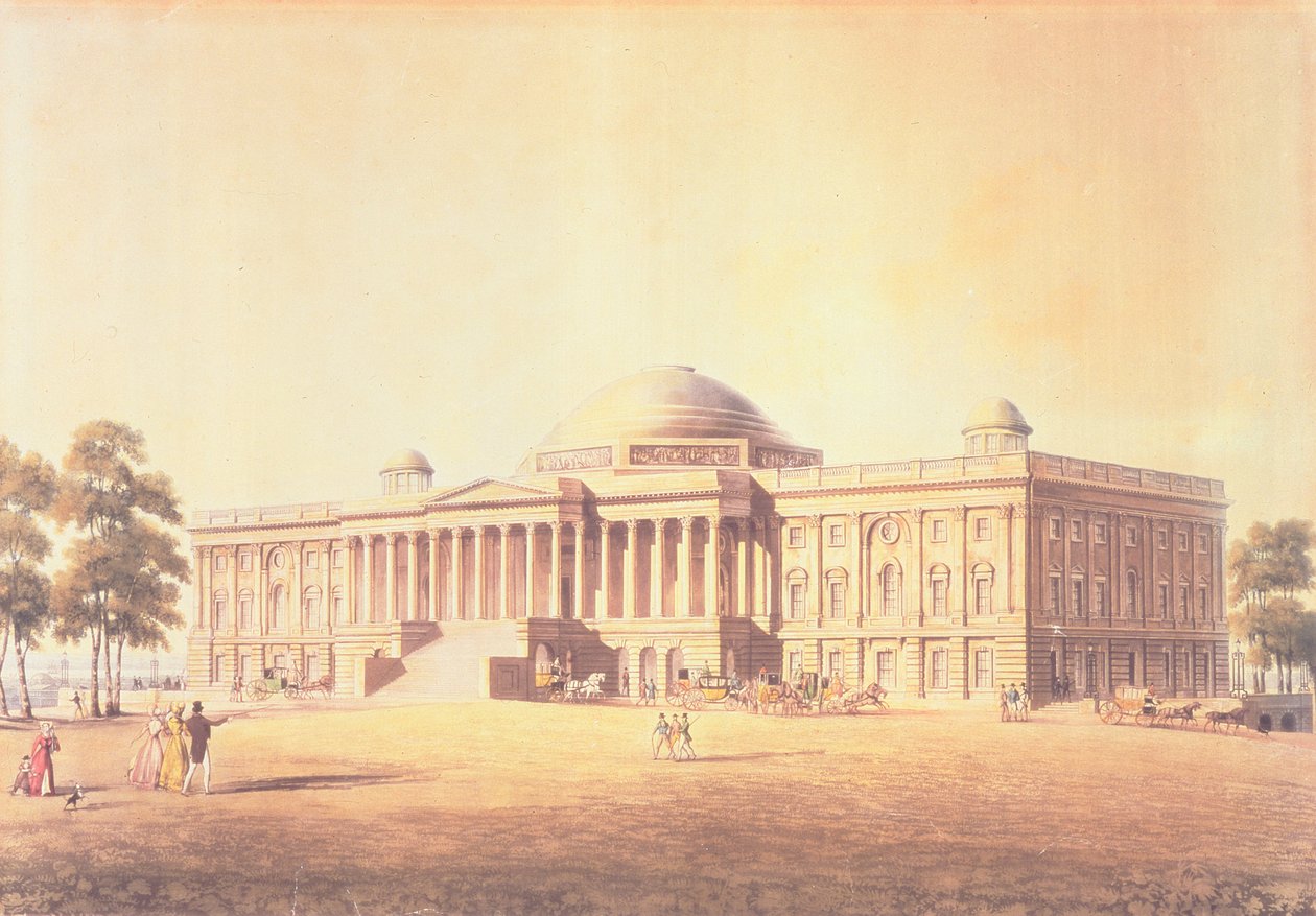 Capitol of the United States, graveret af Thomas Sutherland, 1825 (akvatinte) af Benjamin Henry Latrobe