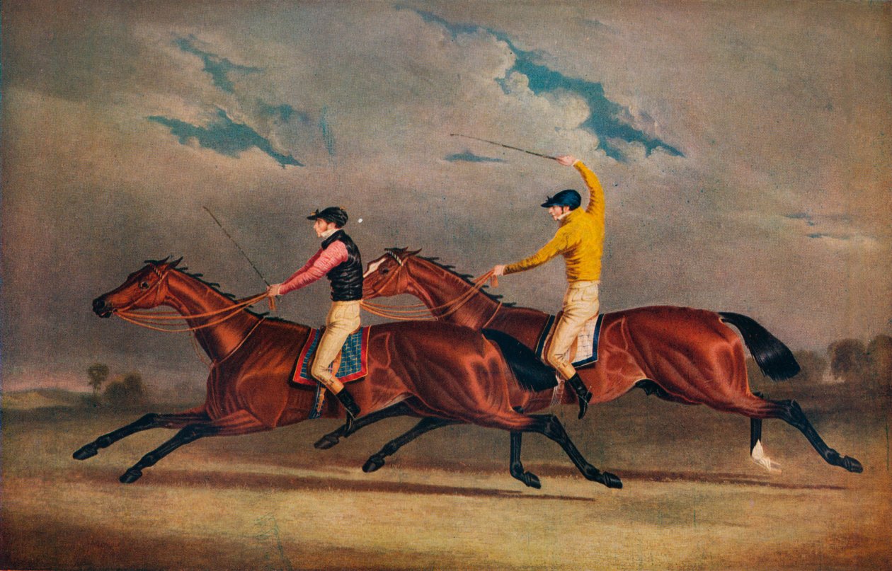 Matilda, der slår Mameluke, St. Leger, 1827, 1827 af Benjamin Herring