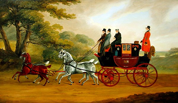 Glasgow og London Royal Mail (olie om bord) af Benjamin Herring