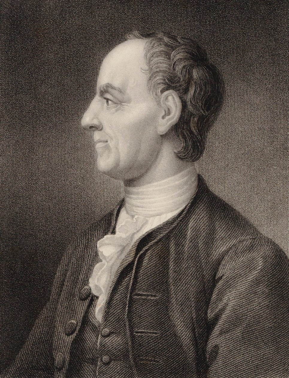 Portræt af matematikeren Leonhard Euler 1707-1783, 1850. af Benjamin Holl