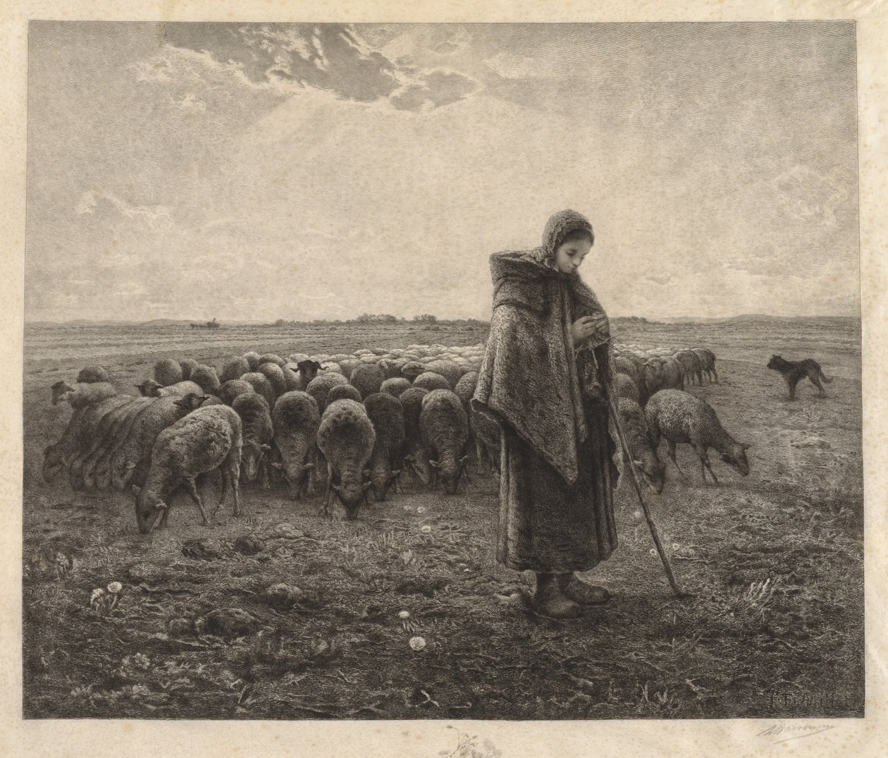 Fårefolden af Benjamin Louis Auguste Damman