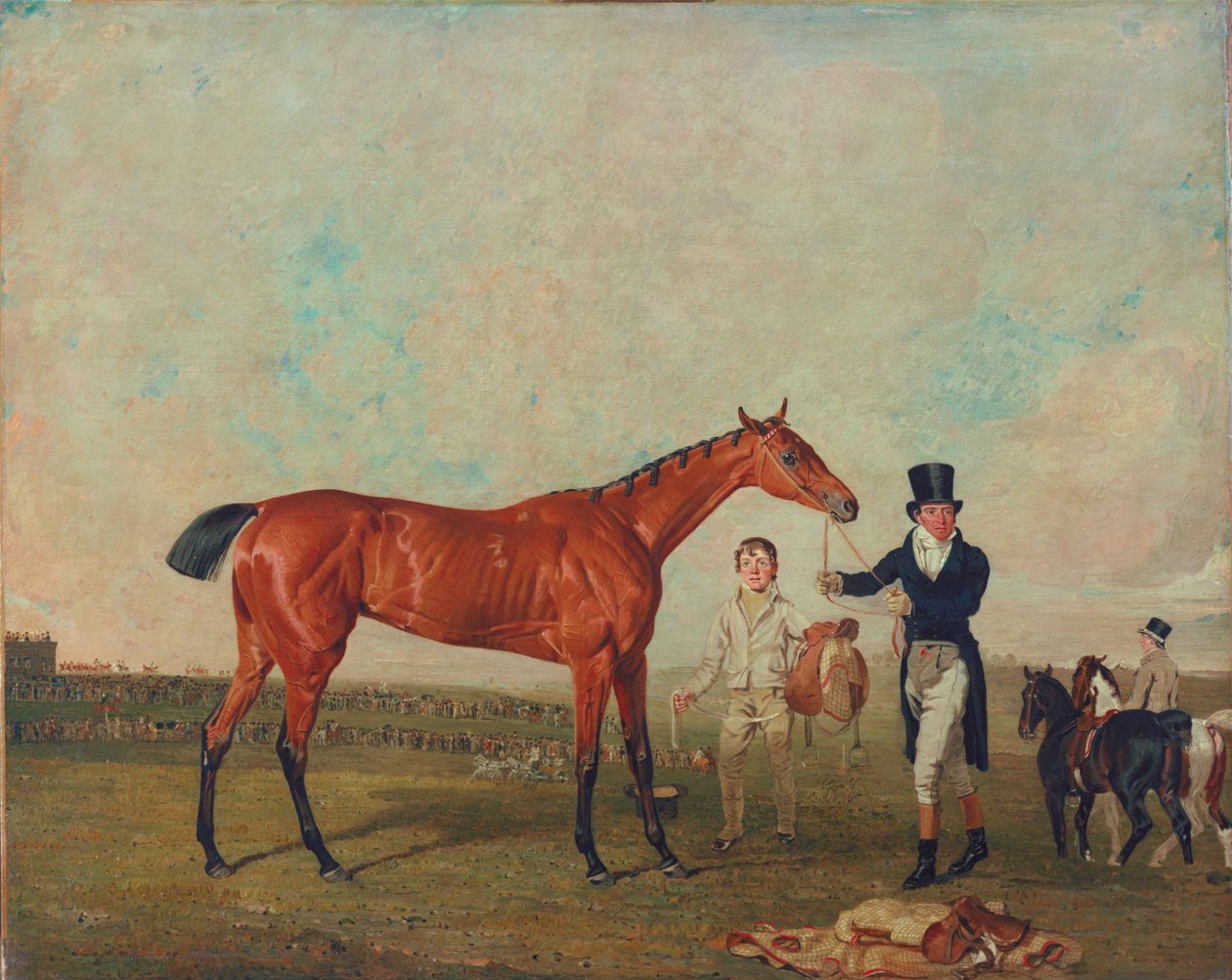Shoveller holdt af sin træner Will Chifney, 1819 af Benjamin Marshall