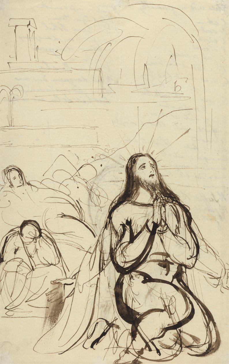 Studer for, Agony in the Garden af Benjamin Robert Haydon