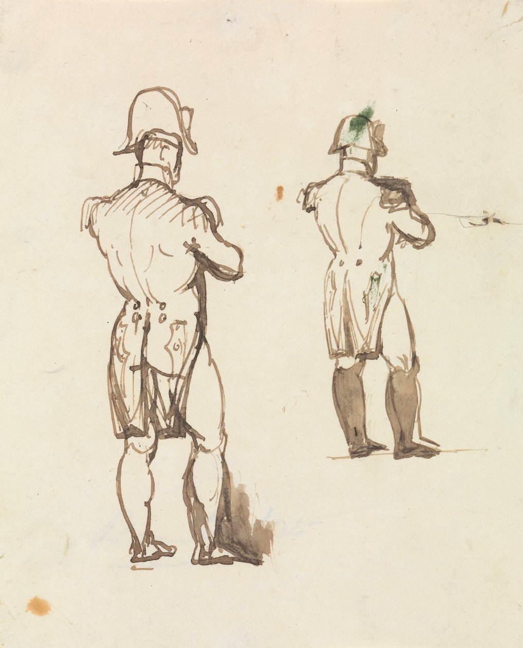 Studie for Napoleon Bonaparte af Benjamin Robert Haydon