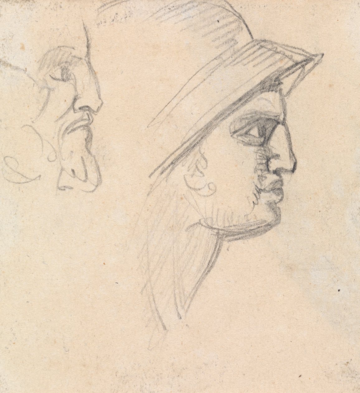 Studie af mandlige hoveder af Benjamin Robert Haydon