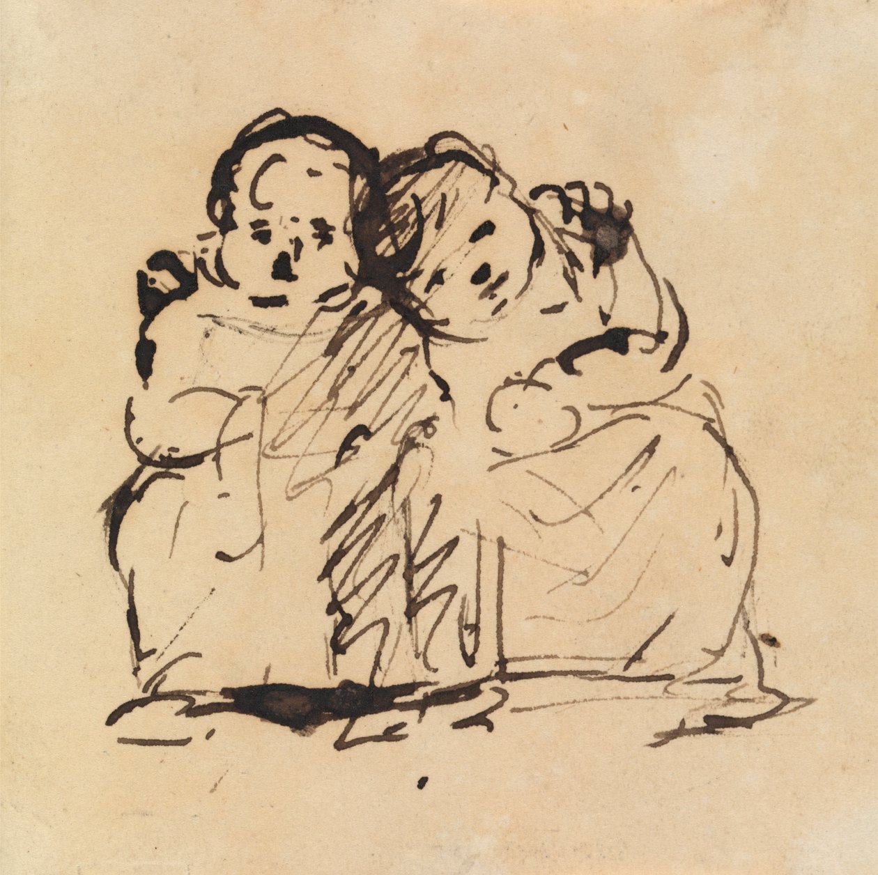 Studie af to børn af Benjamin Robert Haydon