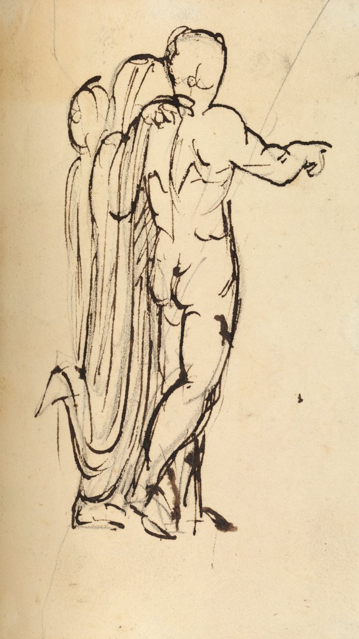 Studie af en gruppe af stående figurer af Benjamin Robert Haydon