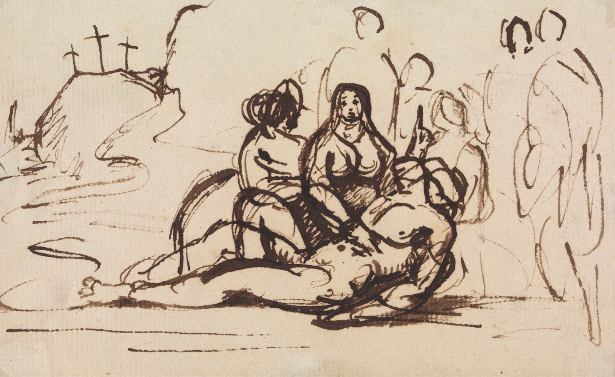 Studie af Pietaen af Benjamin Robert Haydon