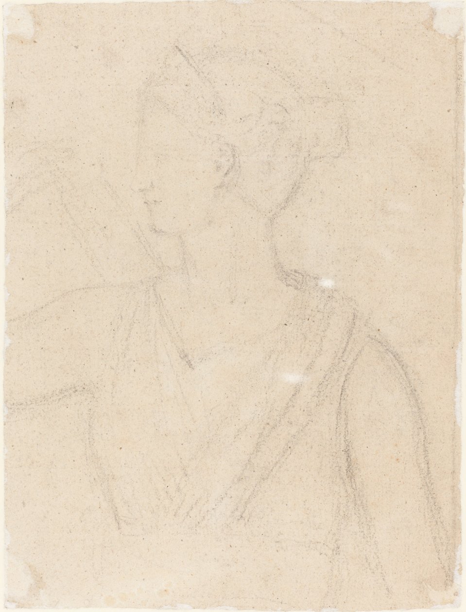 Studie af statuen af Diana i Vatikanet [verso] af Benjamin Robert Haydon