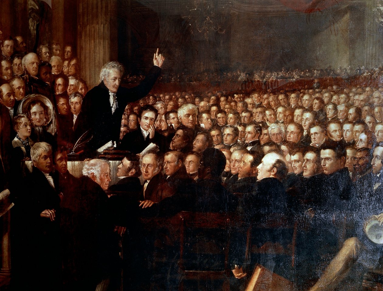 Konventionen mod Slaverisamfundet af Benjamin Robert Haydon