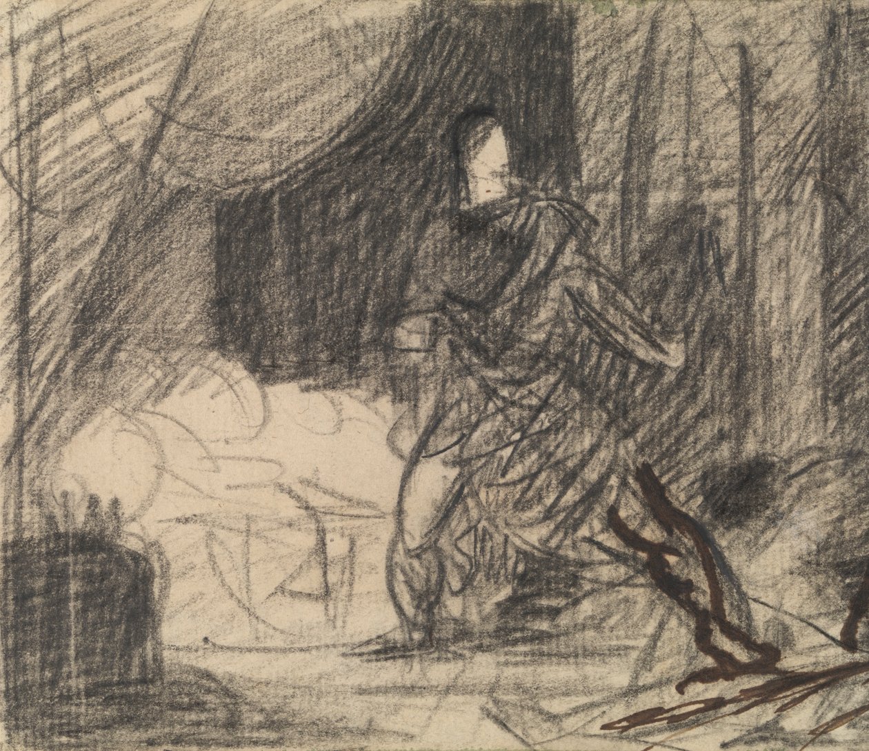 The Murder of Duncan - Macbeth with the Body (og Lady Macbeth nærmer sig) af Benjamin Robert Haydon