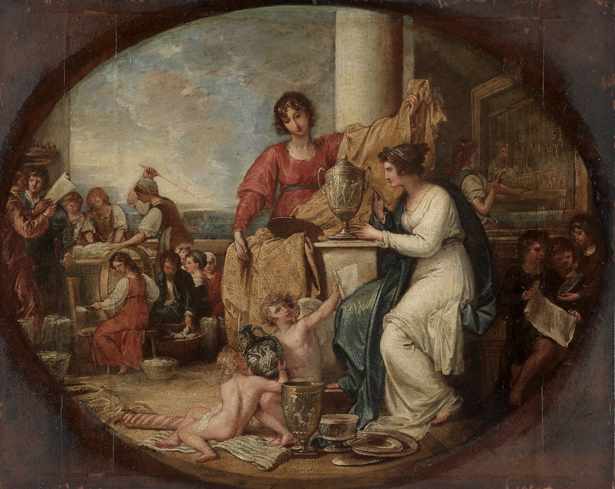 British Manufactory - En skitse af Benjamin West
