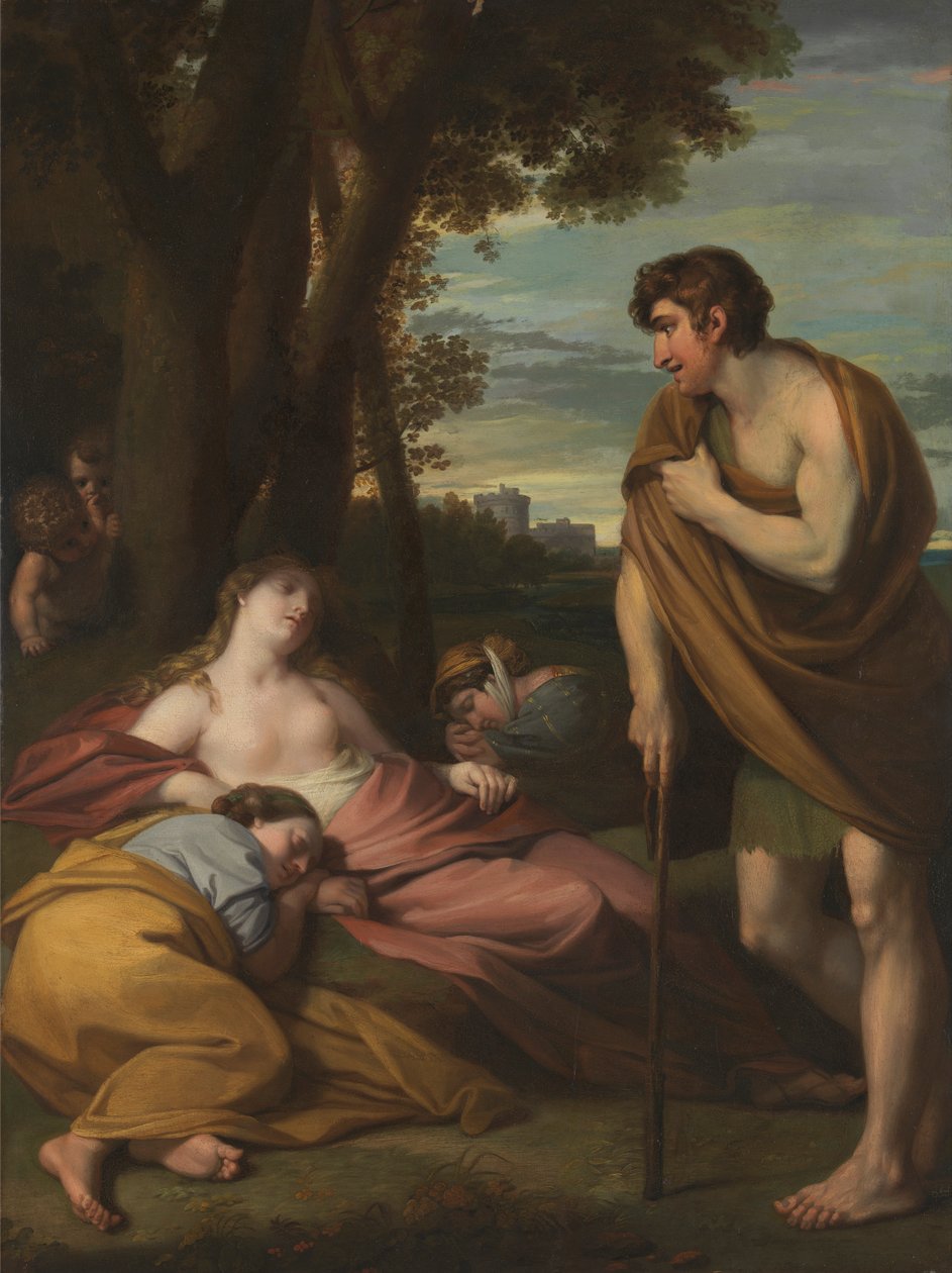 Cymon og Iphigenia af Benjamin West