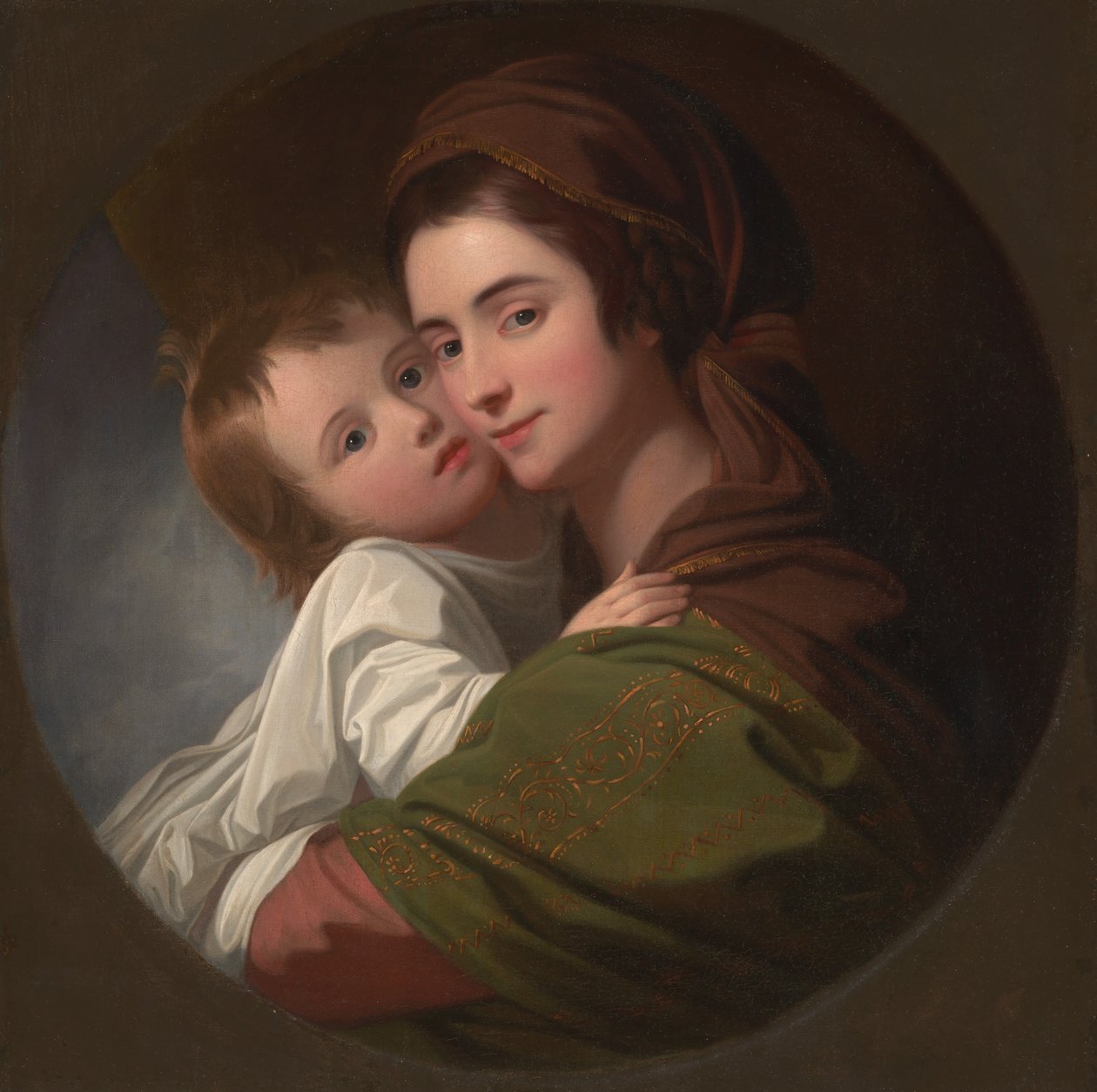 Kunstnerens Hustru Elizabeth og deres Søn Raphael af Benjamin West