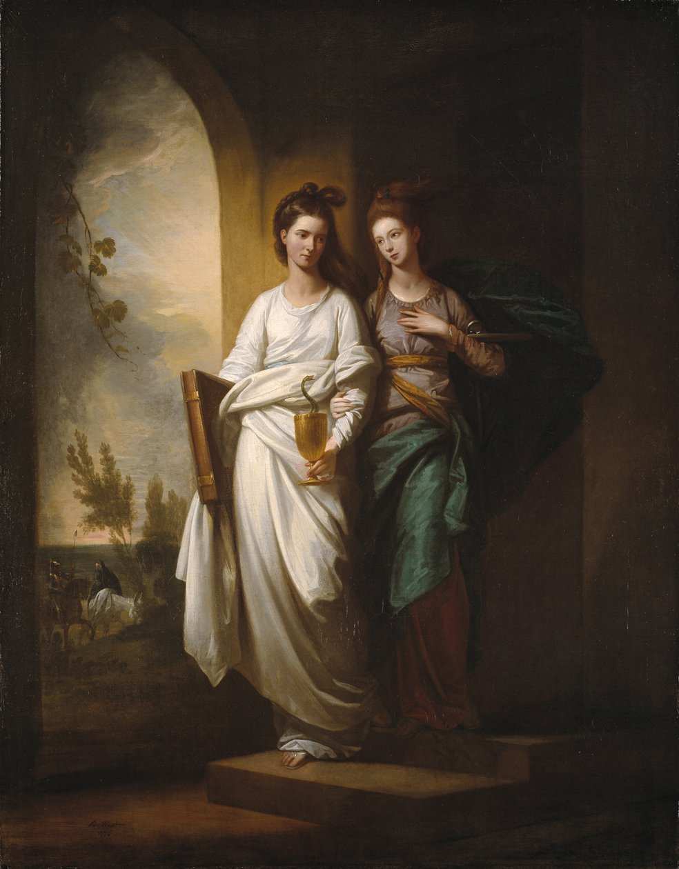 Fidelia og håb af Benjamin West