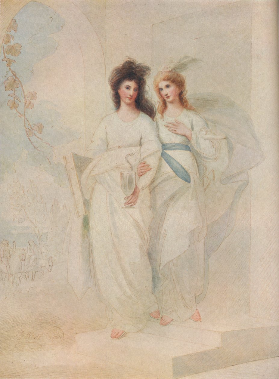 Fidelia og Speranza, 1784 af Benjamin West