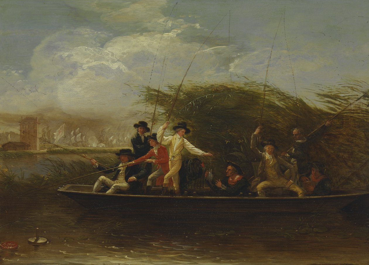 Herrer Fiskeri af Benjamin West